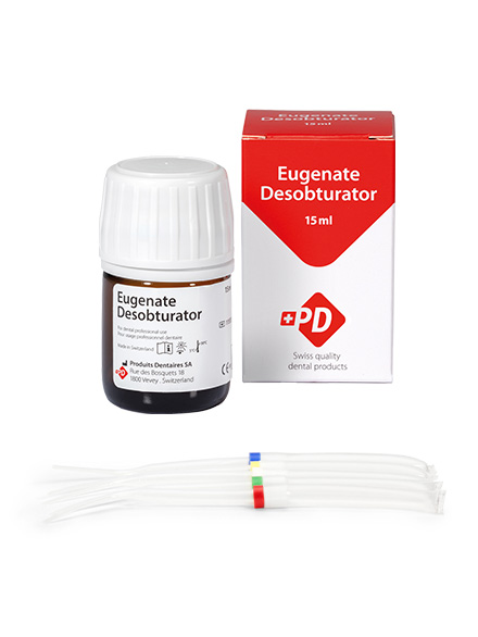 EUGENATE DESOBTURATOR + <br> PIPETTE DOSATRICI 0,3ml (n.5 pz)