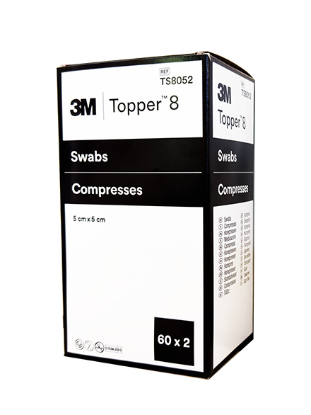 Topper 8 garza sterile 5x5cm a 4 strati